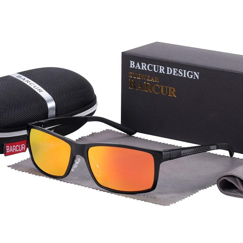 Square Polarized Sunglasses Men - UV400 Protection
