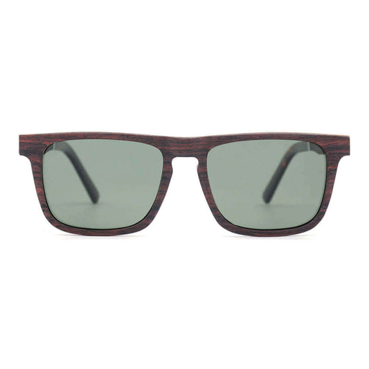 Palau - Rectangle Wooden Sunglasses