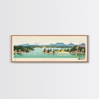 Lake Keowee South Carolina Framed Canvas Print