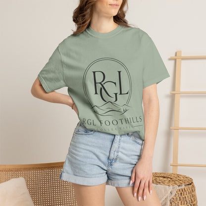 RGL Foothills Mountain Logo T-Shirt — Minimalist Outdoor Graphic Tee
