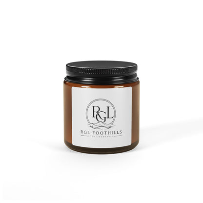 RGL Scented Soy Candle (Multi-Size, Amber Jar)