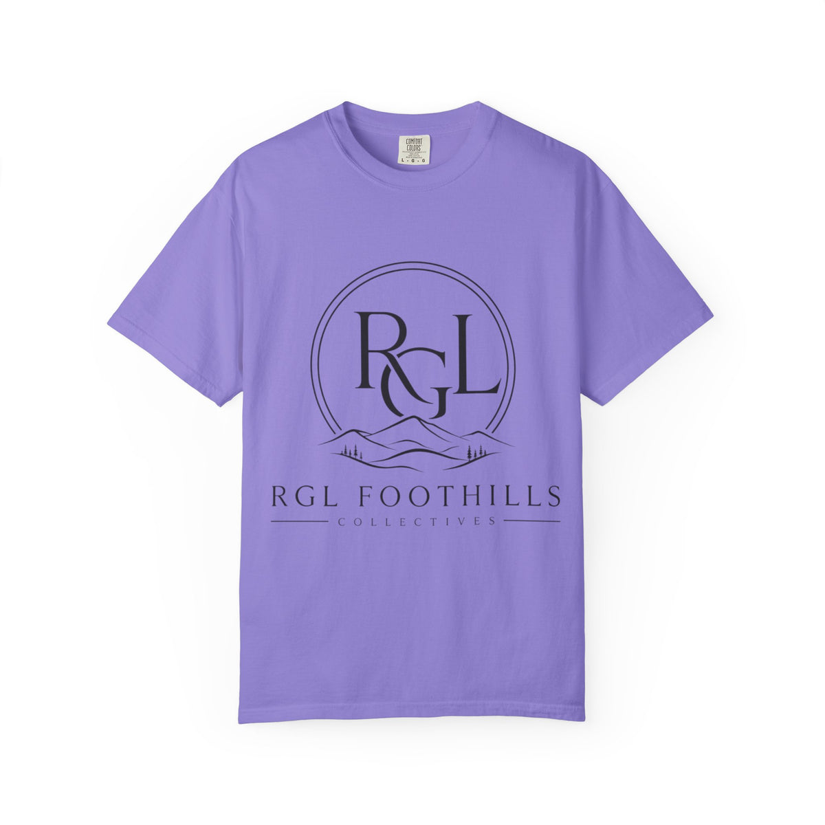RGL Foothills Mountain Logo T-Shirt — Minimalist Outdoor Graphic Tee