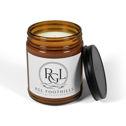 RGL Scented Soy Candle (Multi-Size, Amber Jar)