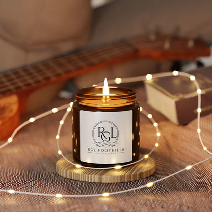 RGL Scented Soy Candle (Multi-Size, Amber Jar)