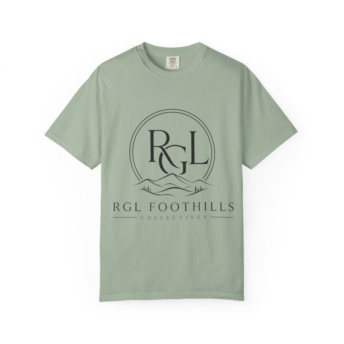 RGL Foothills Mountain Logo T-Shirt — Minimalist Outdoor Graphic Tee