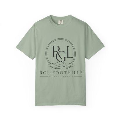 RGL Foothills Mountain Logo T-Shirt — Minimalist Outdoor Graphic Tee