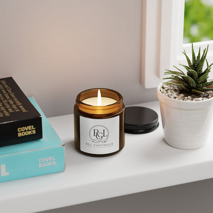 RGL Scented Soy Candle (Multi-Size, Amber Jar)