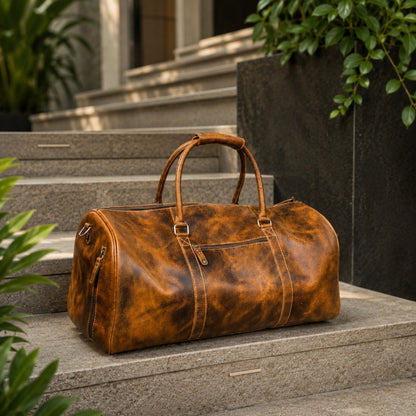 Heritage Buffalo Leather Duffle Bag