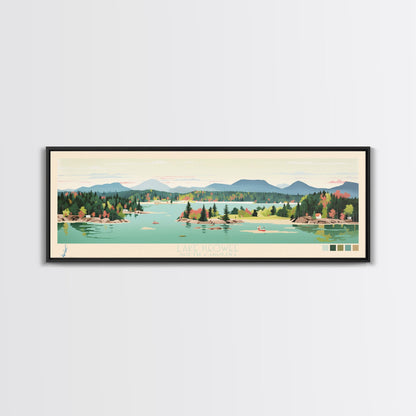 Lake Keowee South Carolina Framed Canvas Print