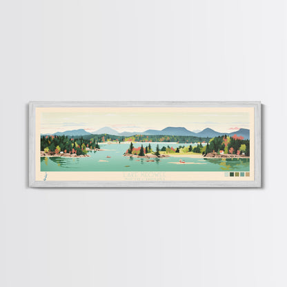 Lake Keowee South Carolina Framed Canvas Print