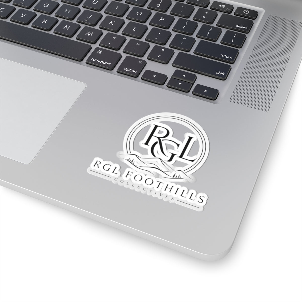 Kiss-Cut Sticker — RGL Foothills Logo (Mountain Monogram)