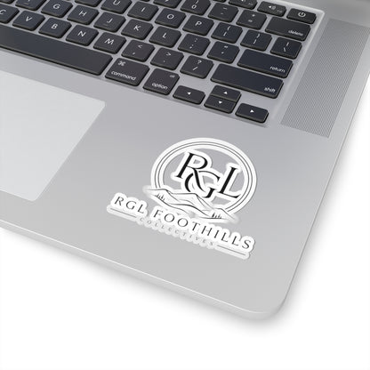 Kiss-Cut Sticker — RGL Foothills Logo (Mountain Monogram)