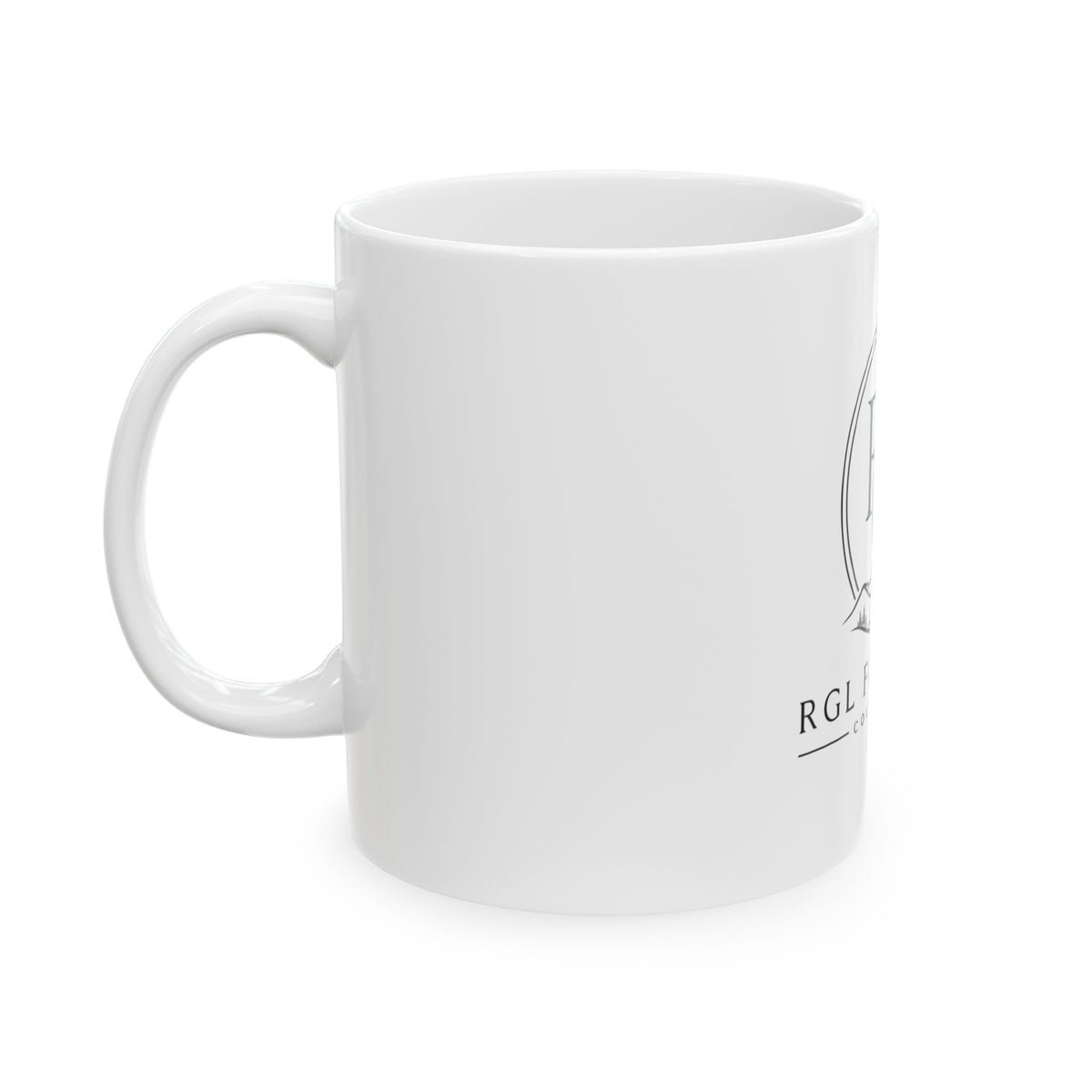 RGL Foothills Logo Ceramic Mug – Scenic Mountain Coffee Cup (11oz & 15oz)
