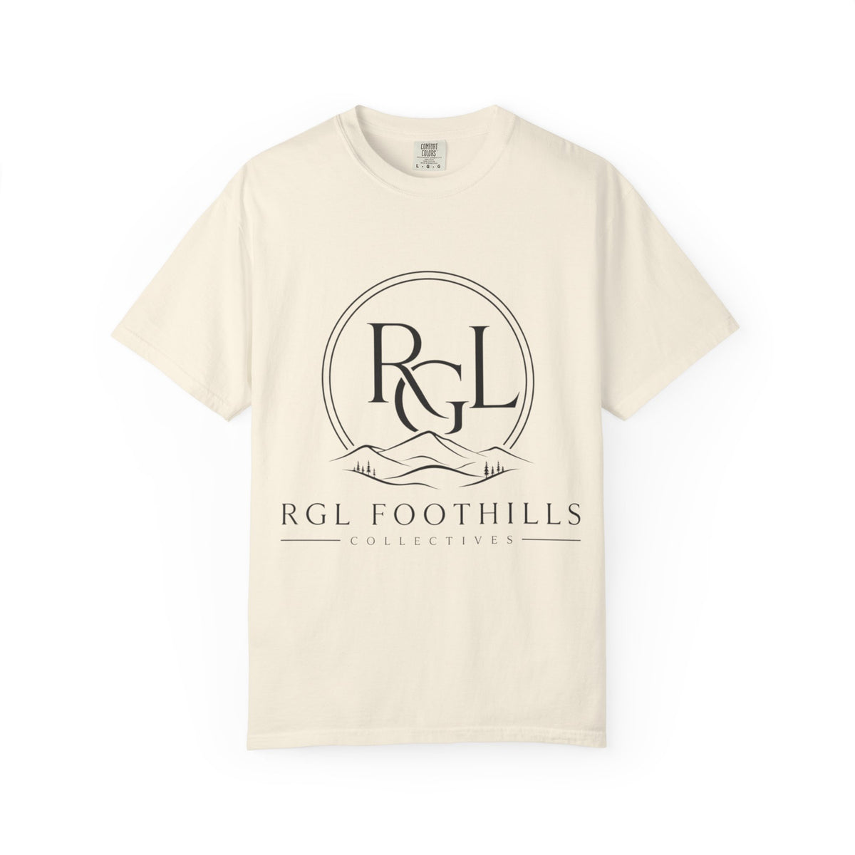RGL Foothills Mountain Logo T-Shirt — Minimalist Outdoor Graphic Tee