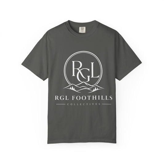RGL Foothills Logo T-Shirt — Minimal Mountain Graphic Tee