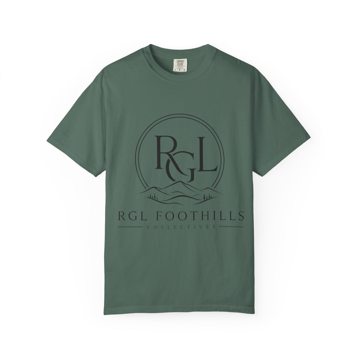 RGL Foothills Mountain Logo T-Shirt — Minimalist Outdoor Graphic Tee