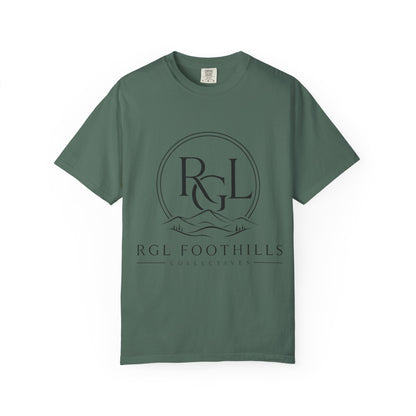 RGL Foothills Mountain Logo T-Shirt — Minimalist Outdoor Graphic Tee