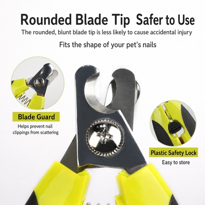 Pet Nail Clippers with File for Dogs and Cats