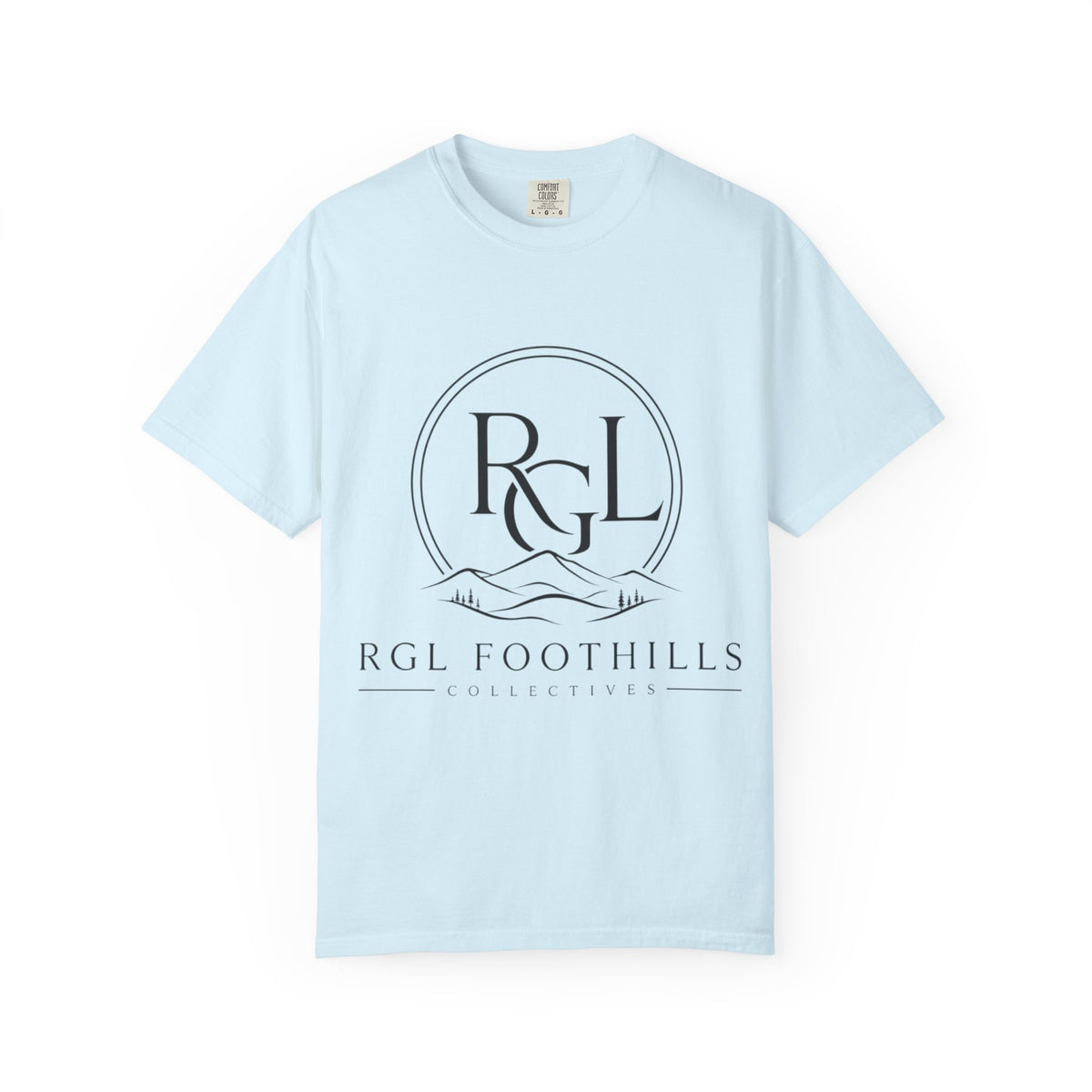 RGL Foothills Mountain Logo T-Shirt — Minimalist Outdoor Graphic Tee