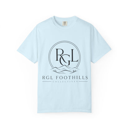 RGL Foothills Mountain Logo T-Shirt — Minimalist Outdoor Graphic Tee