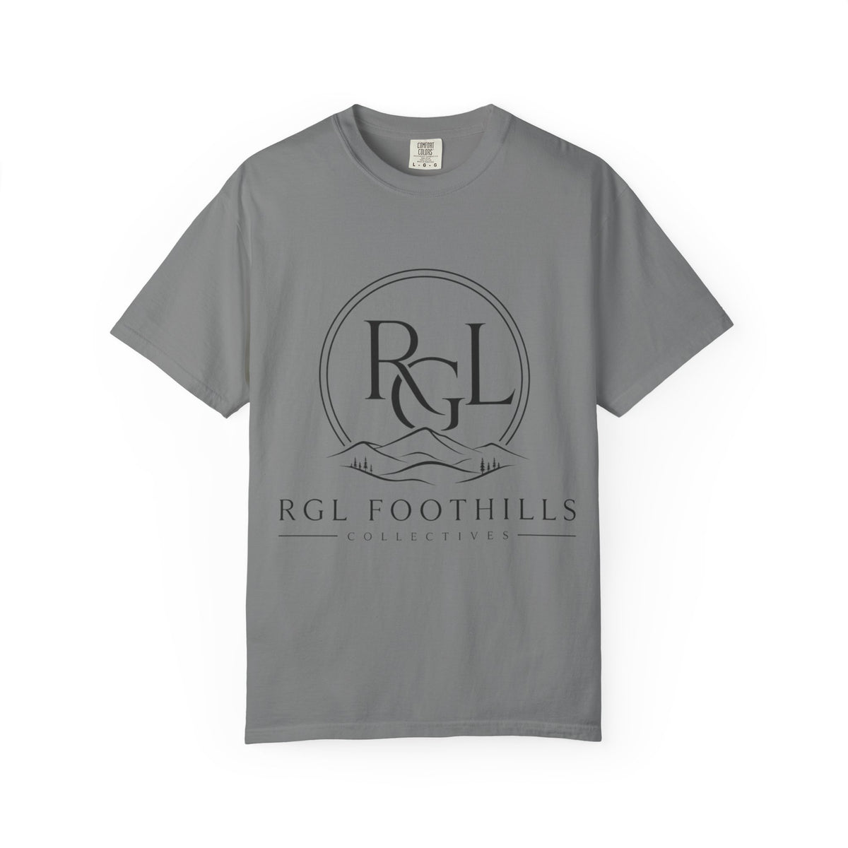 RGL Foothills Mountain Logo T-Shirt — Minimalist Outdoor Graphic Tee