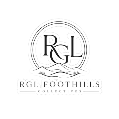 Kiss-Cut Sticker — RGL Foothills Logo (Mountain Monogram)