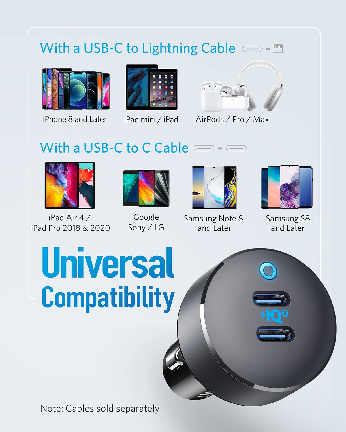 Duo USB-C Car Charger