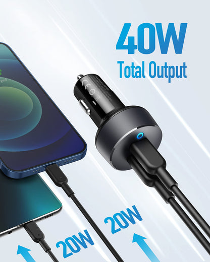 Duo USB-C Car Charger