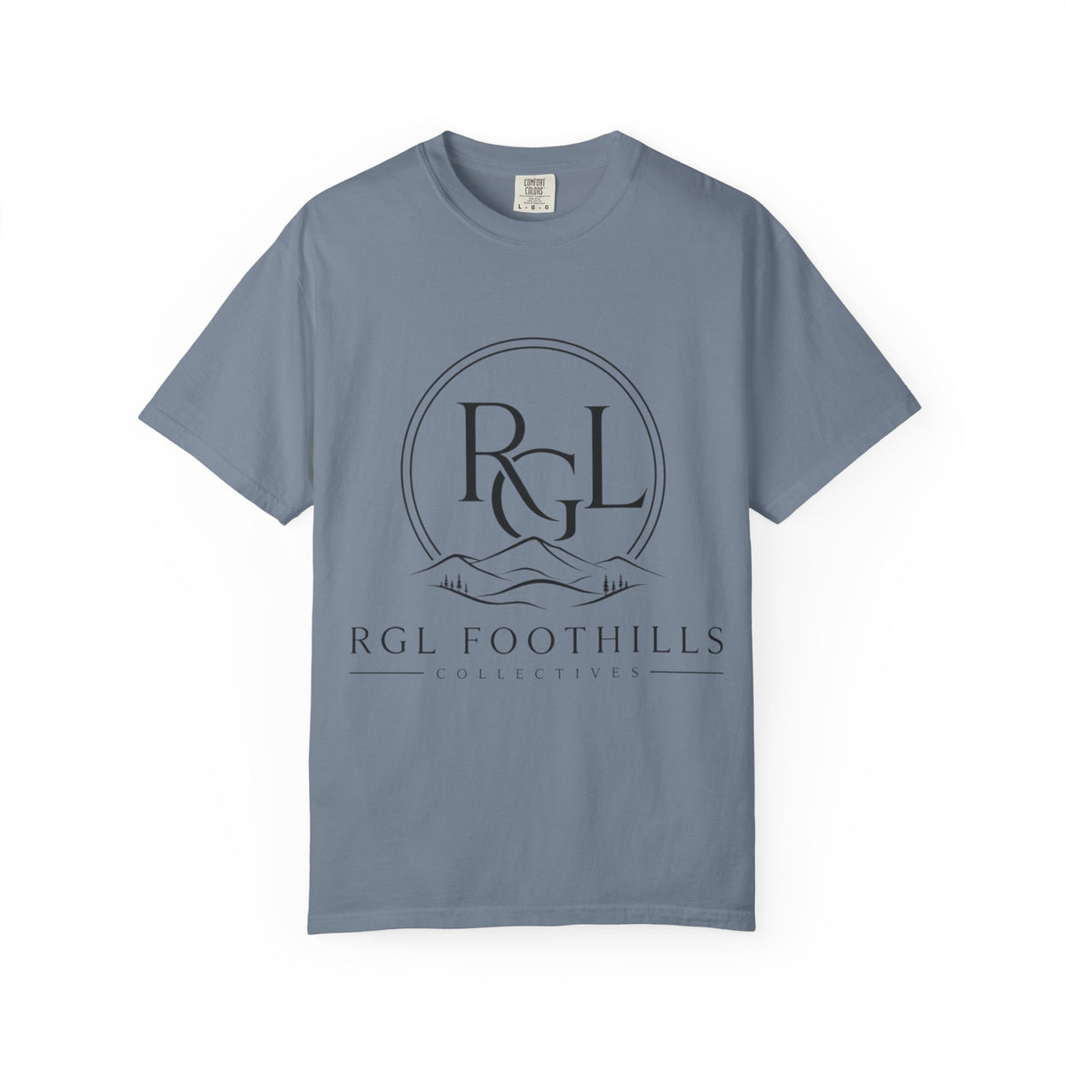 RGL Foothills Mountain Logo T-Shirt — Minimalist Outdoor Graphic Tee
