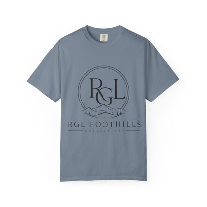 RGL Foothills Mountain Logo T-Shirt — Minimalist Outdoor Graphic Tee