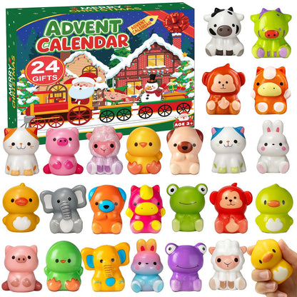 2025 Christmas Advent Calendar 24 Days Slow Rising Squishy
