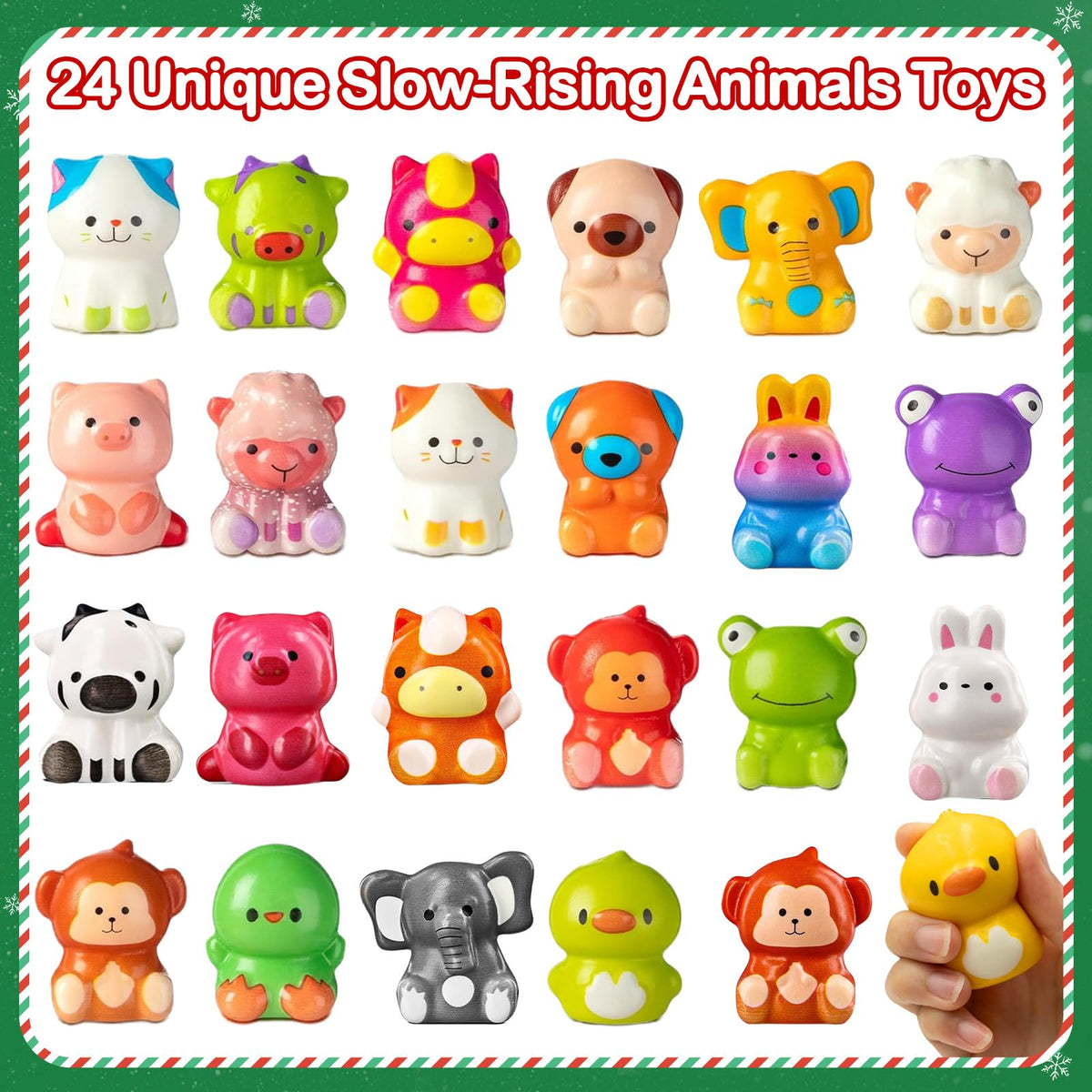 2025 Christmas Advent Calendar 24 Days Slow Rising Squishy