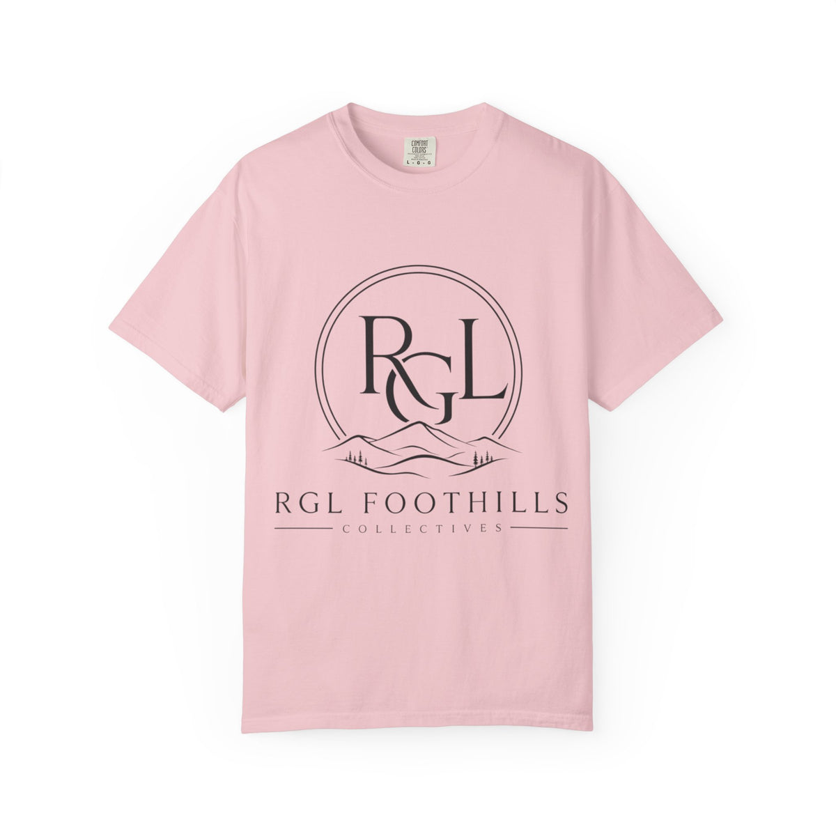 RGL Foothills Mountain Logo T-Shirt — Minimalist Outdoor Graphic Tee