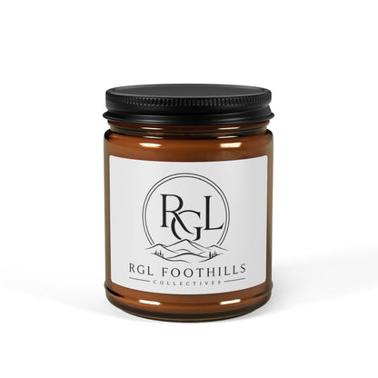 RGL Scented Soy Candle (Multi-Size, Amber Jar)