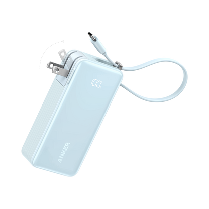 Power Bank (10K, Fusion, Built-In Cable)