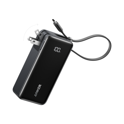 Power Bank (10K, Fusion, Built-In Cable)