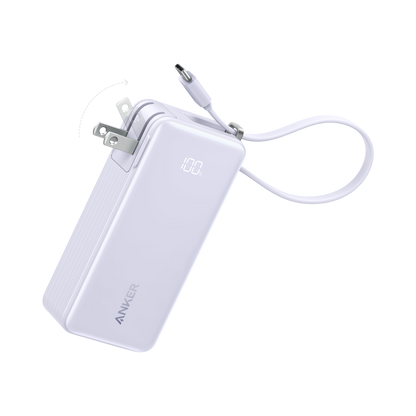 Power Bank (10K, Fusion, Built-In Cable)