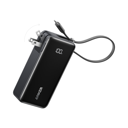 Power Bank (10K, Fusion, Built-In Cable)