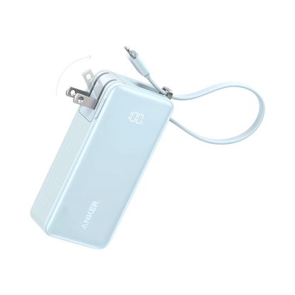 Power Bank (10K, Fusion, Built-In Cable)