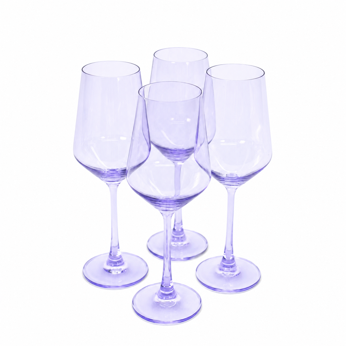 Lady Lavender - Colored Wine Glass
