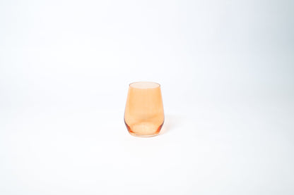 Creamsicle - Colored Wine Glass