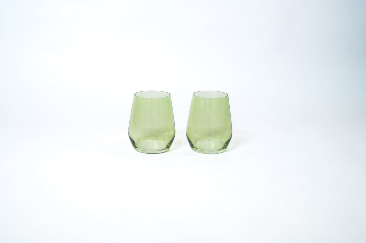 Matcha Green - Colored Wine Glass