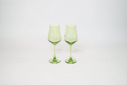 Matcha Green - Colored Wine Glass