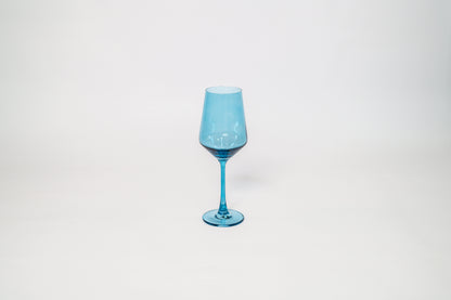 Blue Lagoon - Colored Wine Glass