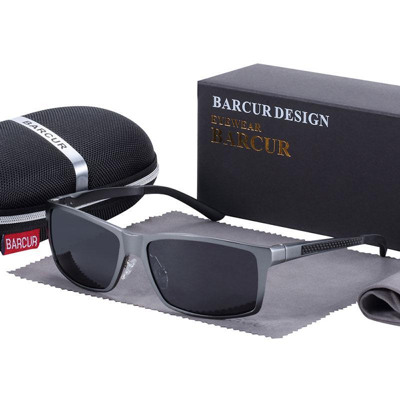 Square Polarized Sunglasses Men - UV400 Protection