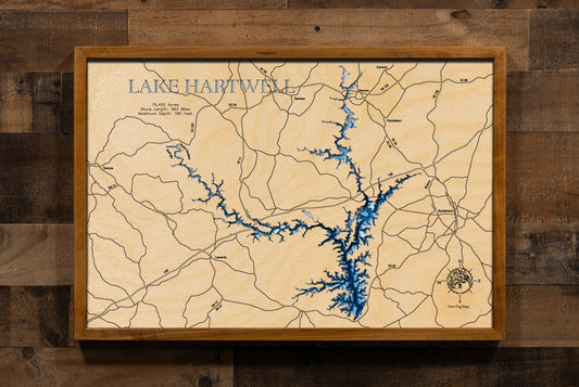 Hartwell Lake in South Carolina and Georgia
