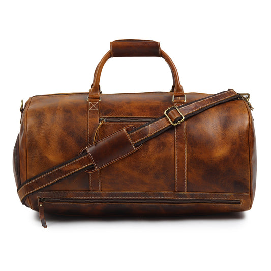 Heritage Buffalo Leather Duffle Bag