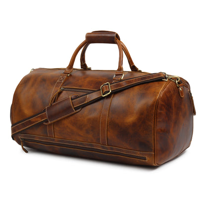 Heritage Buffalo Leather Duffle Bag