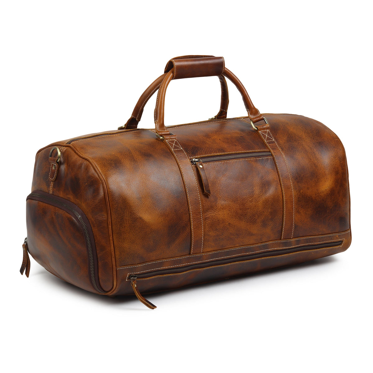 Heritage Buffalo Leather Duffle Bag