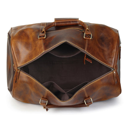 Heritage Buffalo Leather Duffle Bag